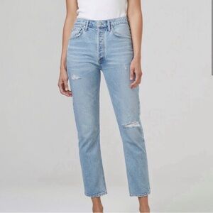 Citizens of Humanity Jolene Distressed Jeans Light Wash Size 26